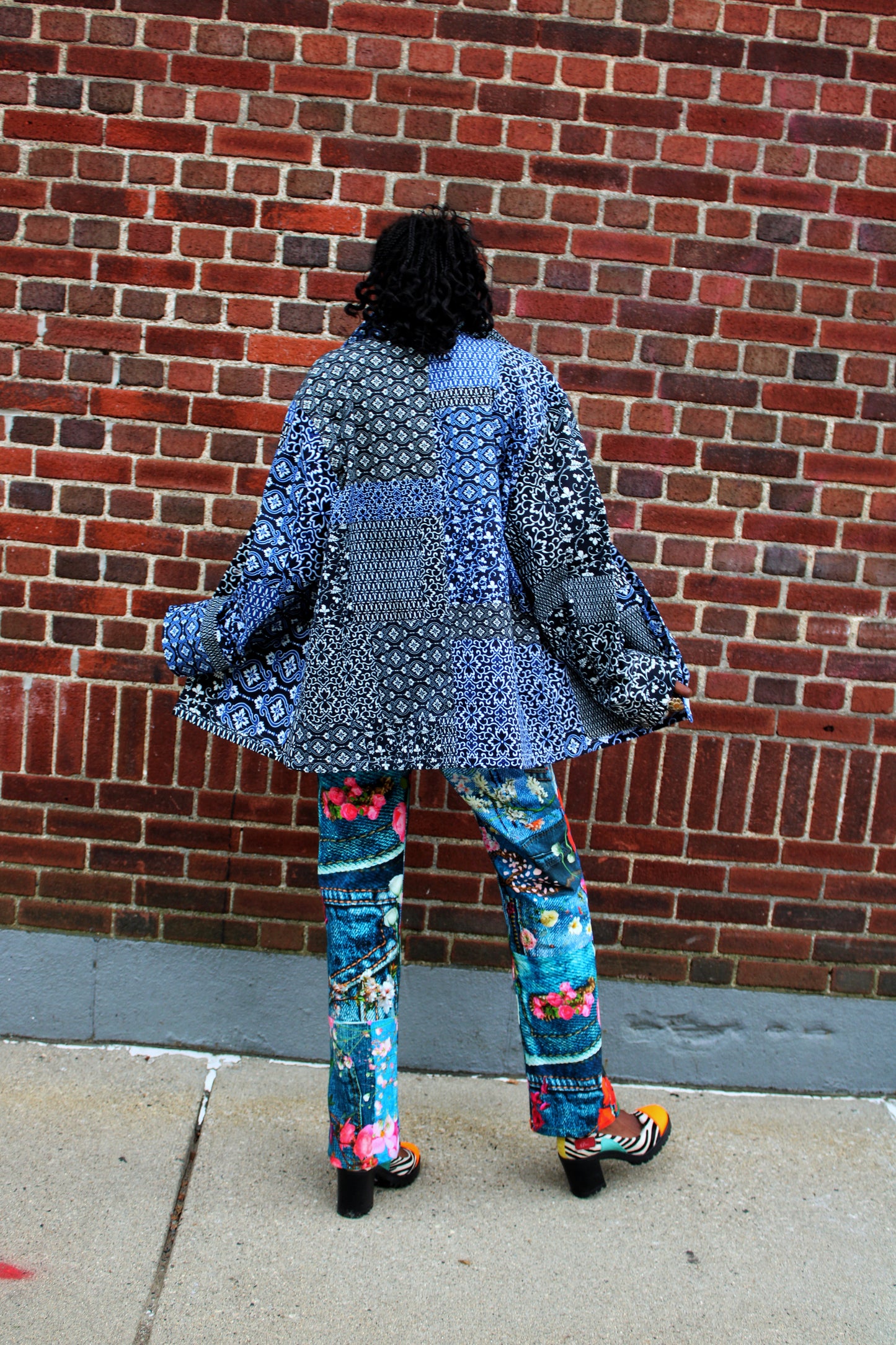 Tiles of Memories Denim Jacket