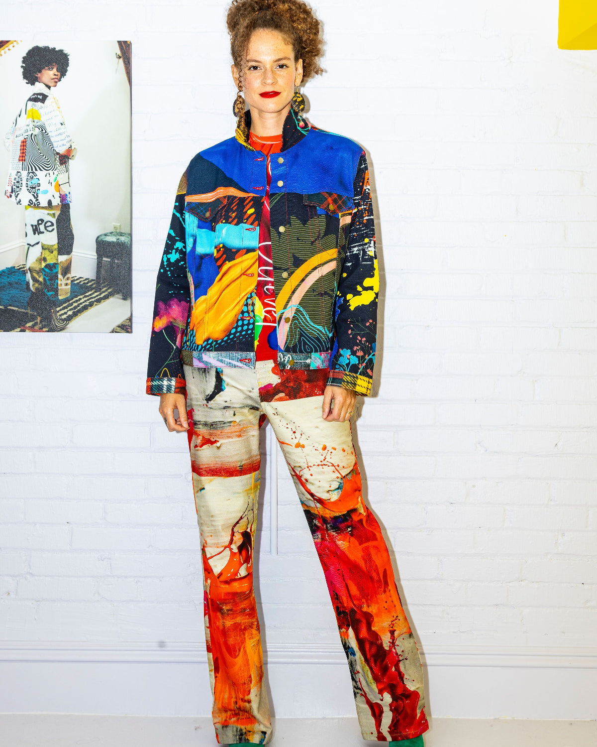 Prism Bloom Denim Jacket