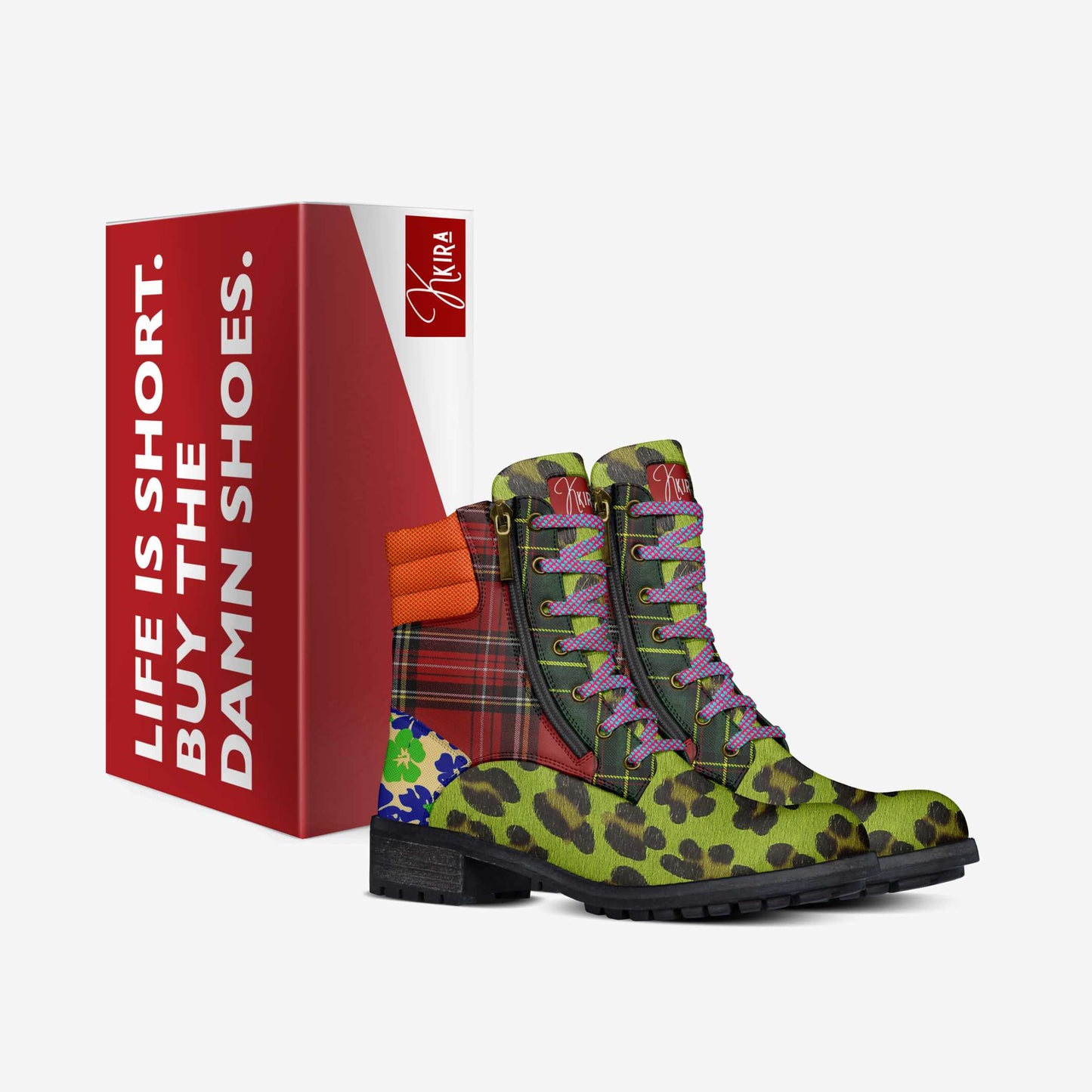 Women's Funky Military Boots | Funky Military Boots | Kkira Shoes