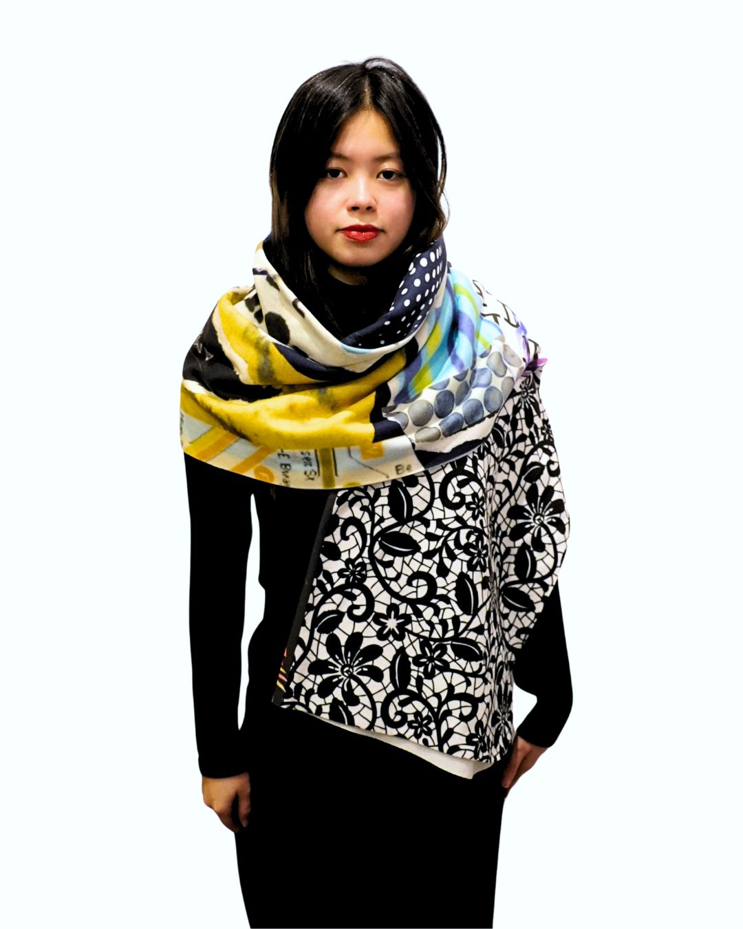 Buzzing with Life Blanket Scarf