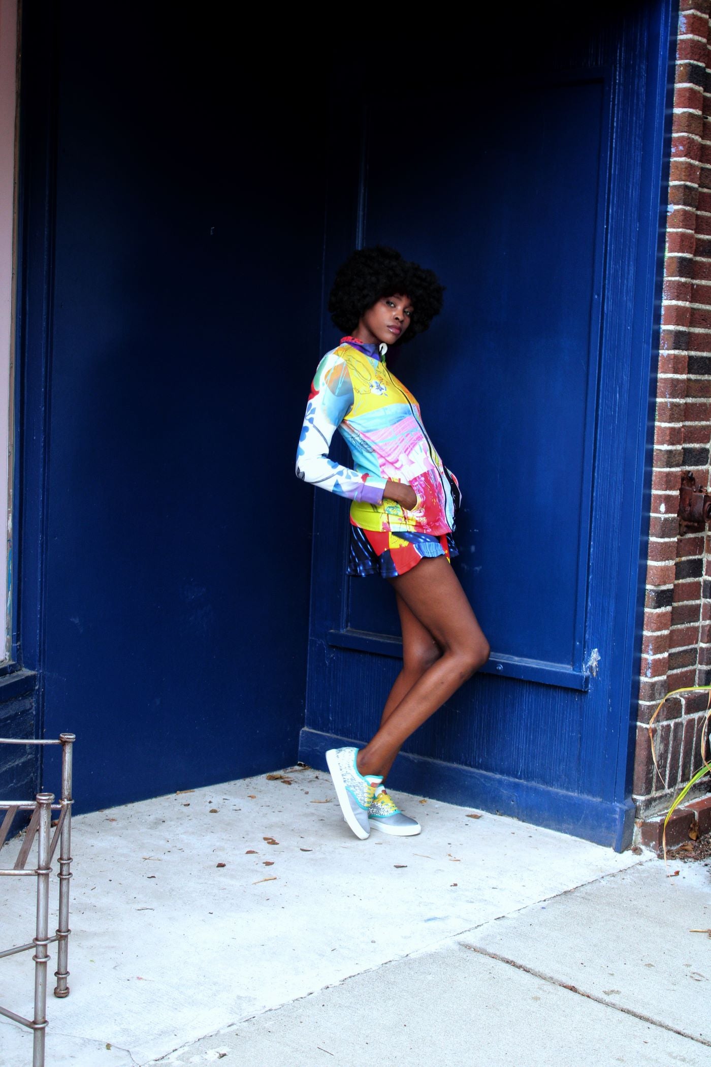 Painted Garden Zipped Sweat Jacket