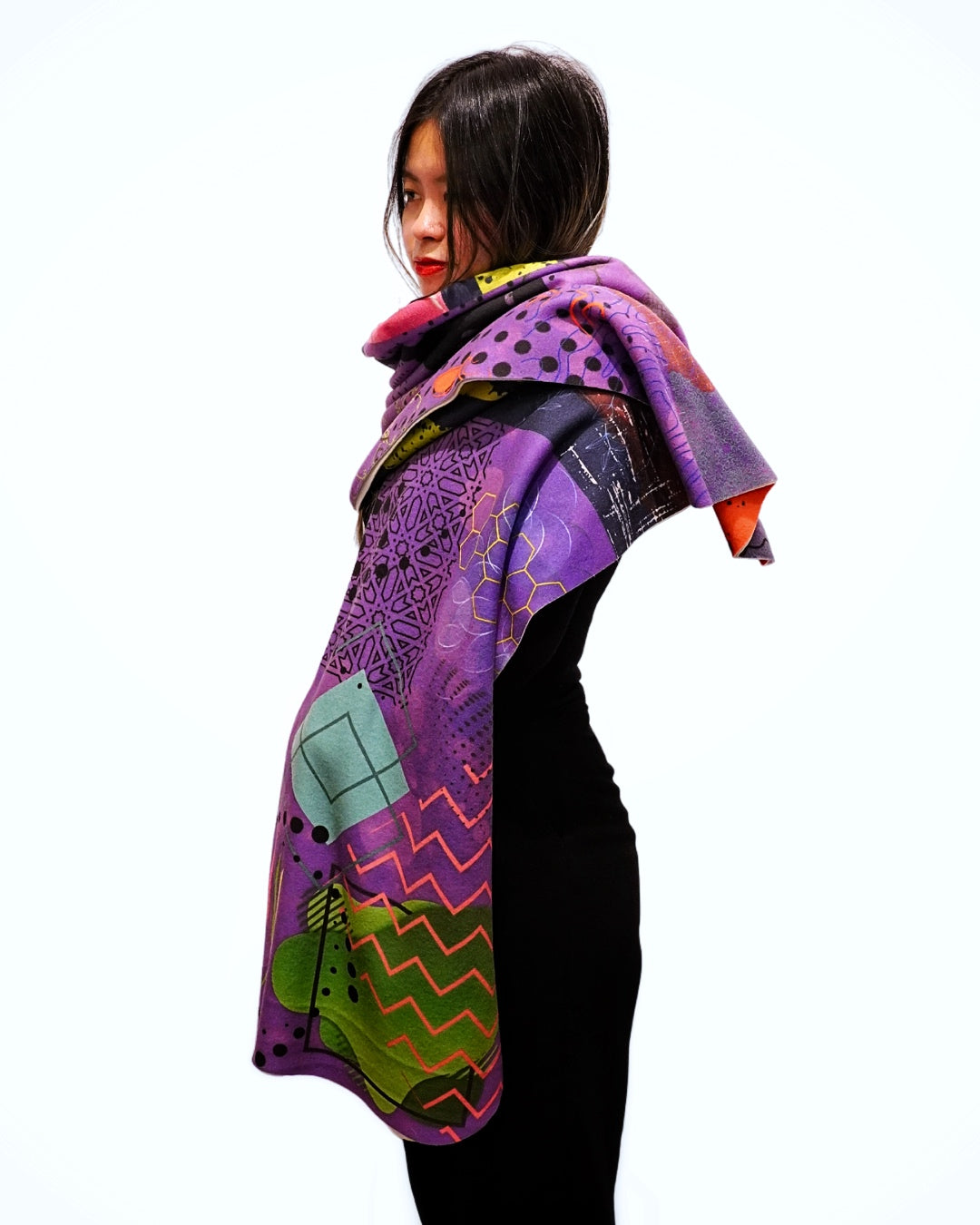 Rainbow on Dusk Blanket Scarf