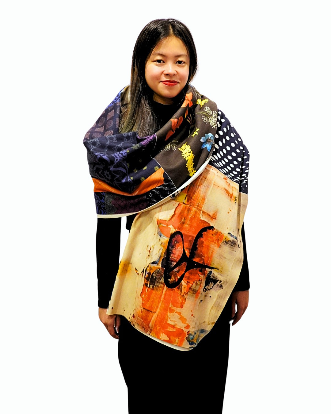 Buzzing with Life Blanket Scarf