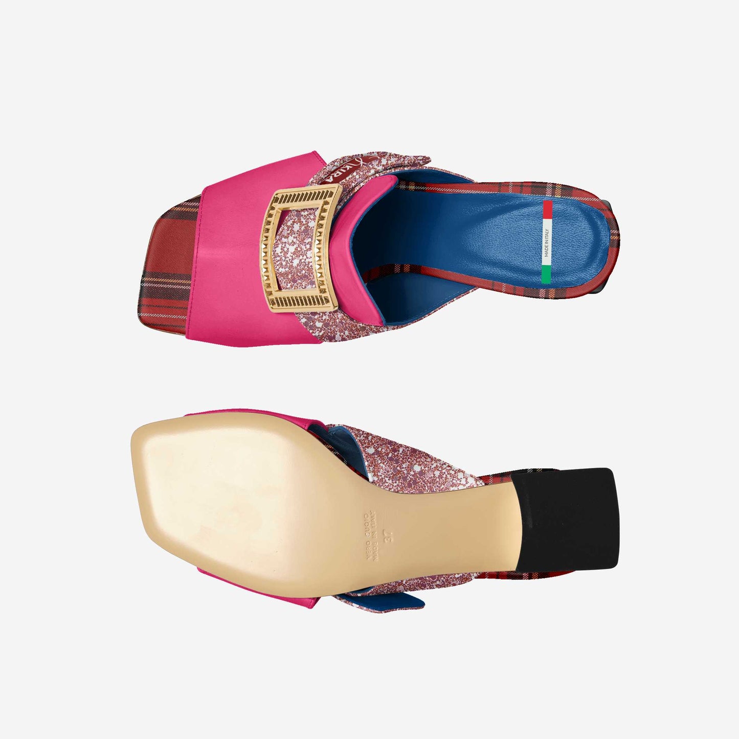 Open Toe Mule Flat Sandals | Open Toe Mule Sandals | Kkira Shoes