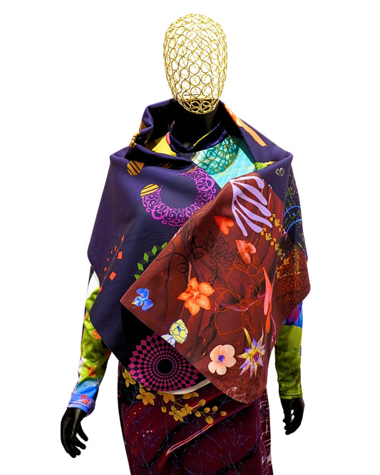 Color at Dusk Blanket Scarf