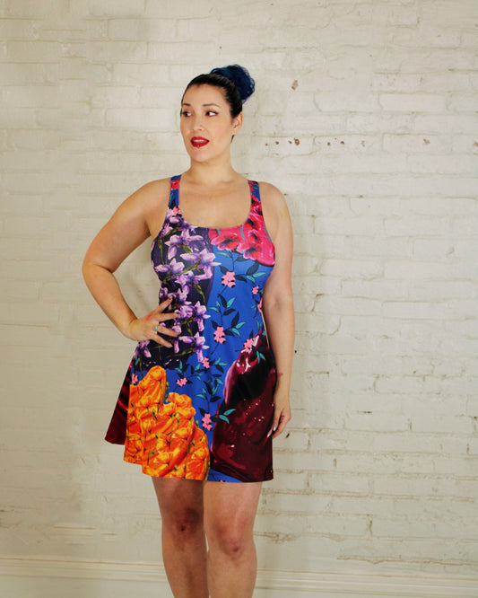 Tropical Breeze Skater Dress
