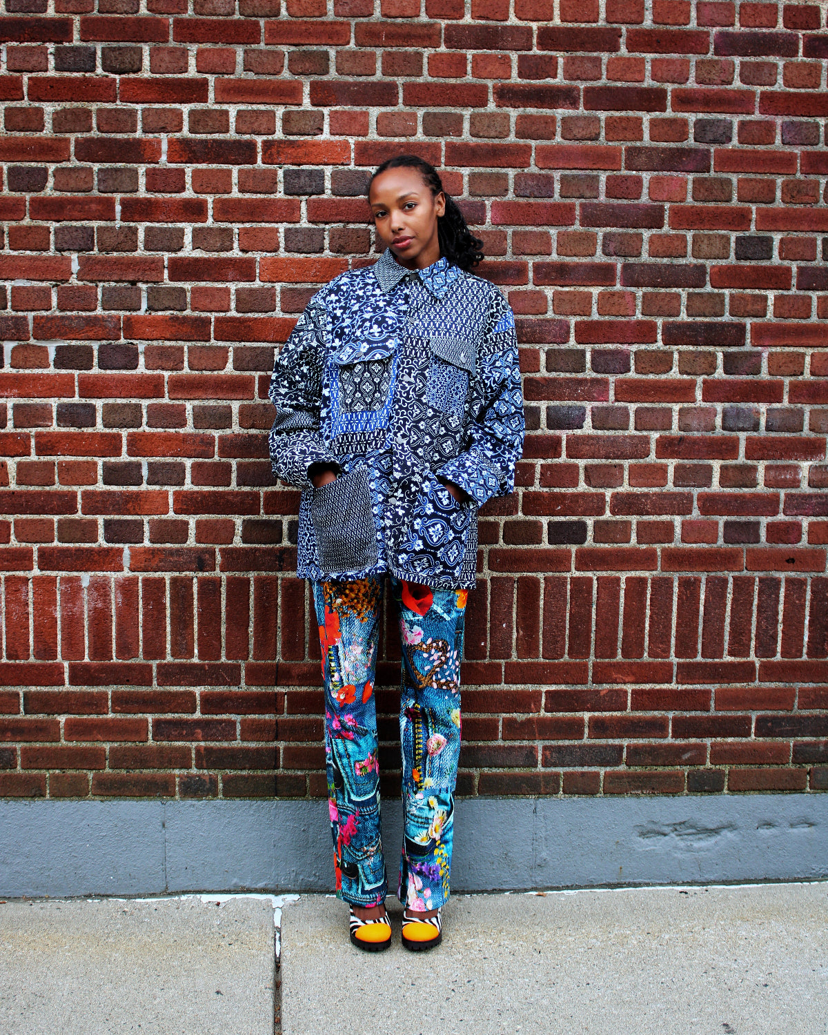 Tiles of Memories Denim Jacket