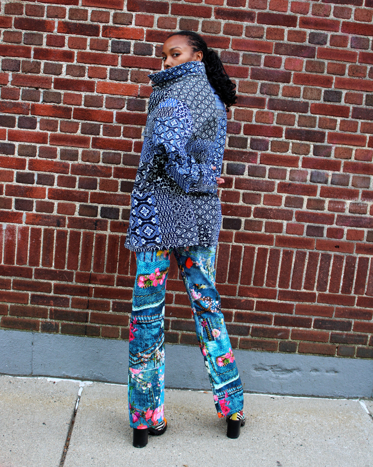 Tiles of Memories Denim Jacket