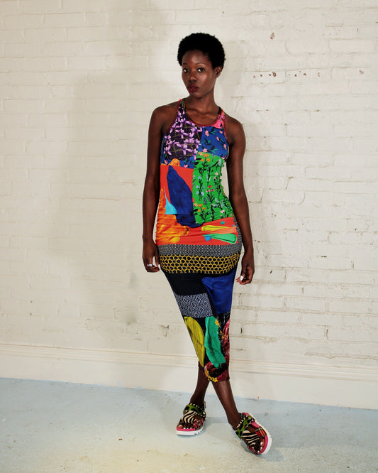 Tropical Bliss Explosion Racer Back Dress