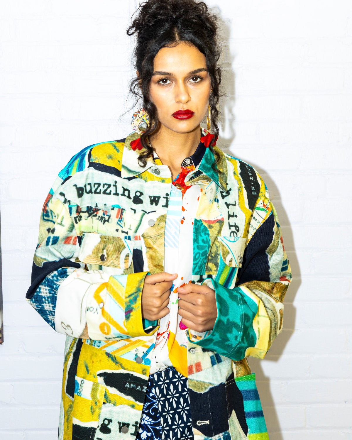 Buzzing with Life Ledger Denim Jacket