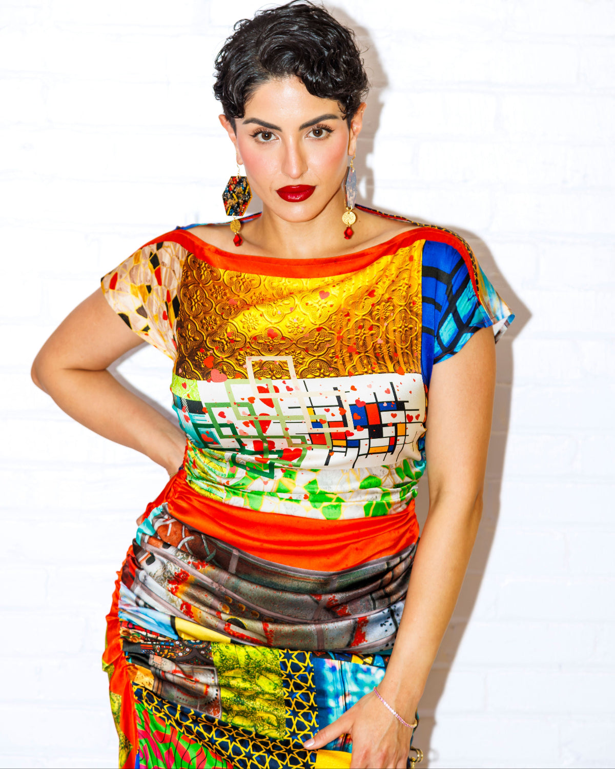 Solstice Basilica Boat Neck Maxi Dress