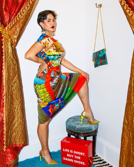 Solstice Basilica Boat Neck Maxi Dress