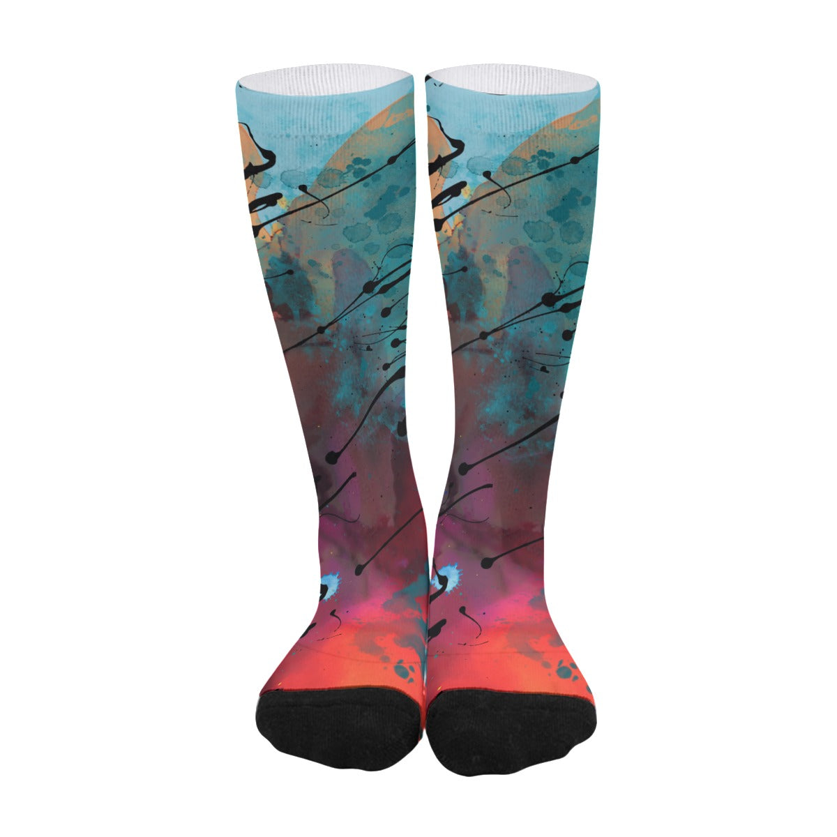 Blue Splash Unisex Socks