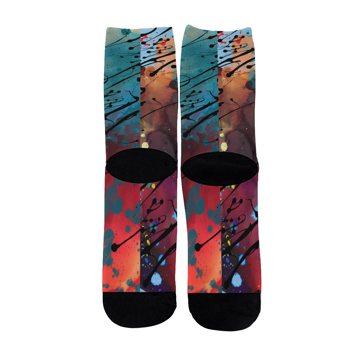 Blue Splash Unisex Socks