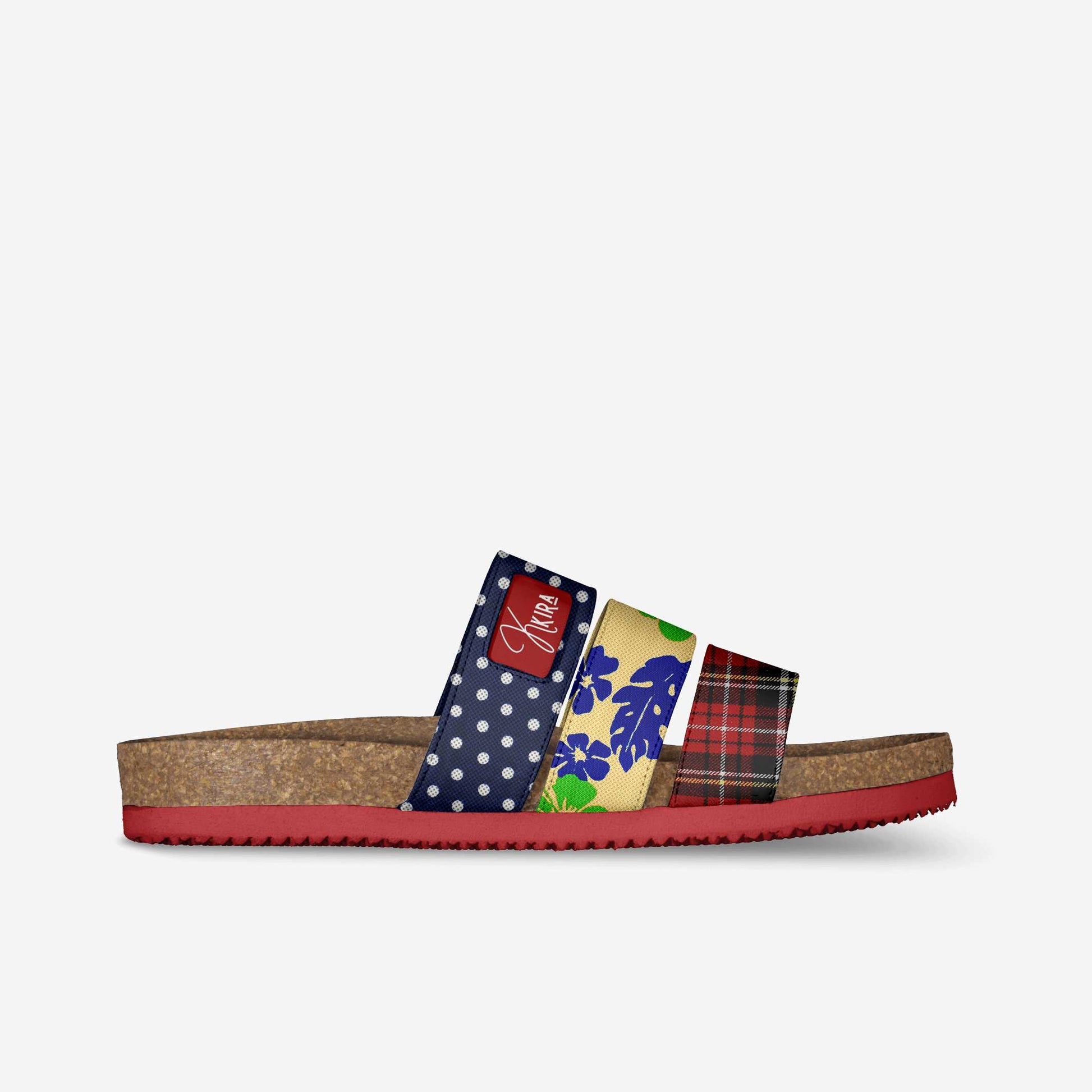 Open-Toe Slipper | Multicolored Open Toe Slipper | Kkira Shoes