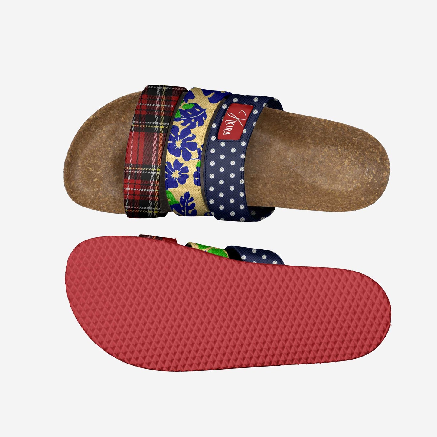 Open-Toe Slipper | Multicolored Open Toe Slipper | Kkira Shoes